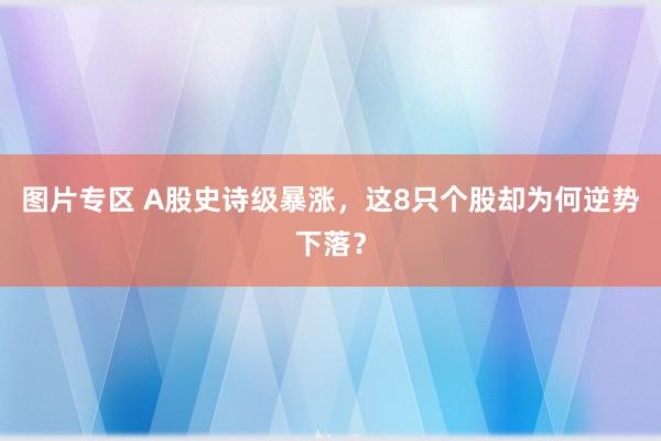 图片专区 A股史诗级暴涨，这8只个股却为何逆势下落？