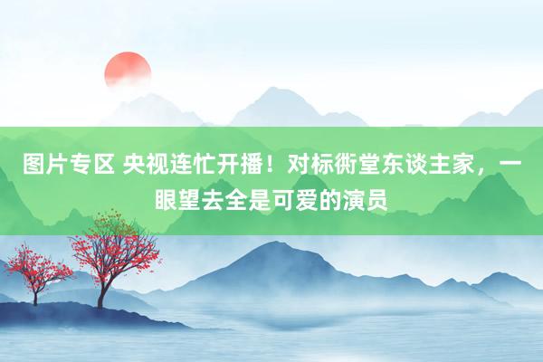 图片专区 央视连忙开播！对标衖堂东谈主家，一眼望去全是可爱的演员